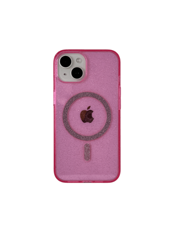 Case MagSafe Brillo Rosado