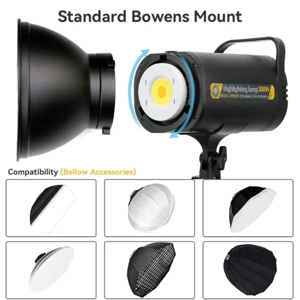 Sistema de Luz Fotográfica MM8820 – 300W - Image 5