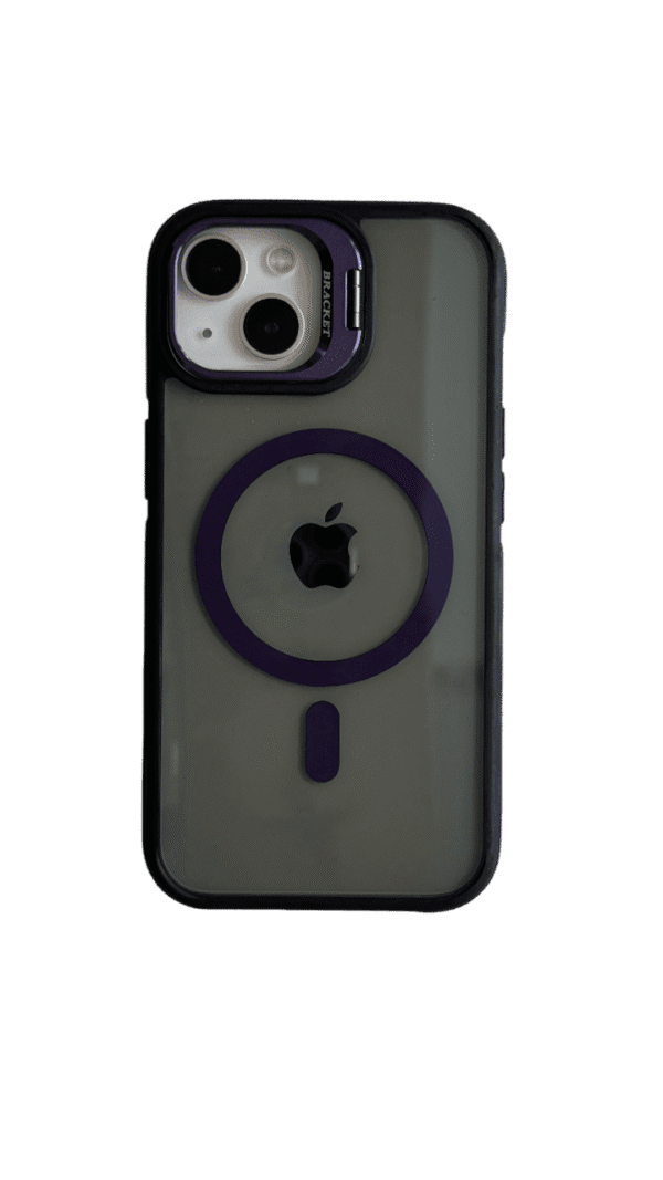 Case MagSafe Polarizado Soporte Morado